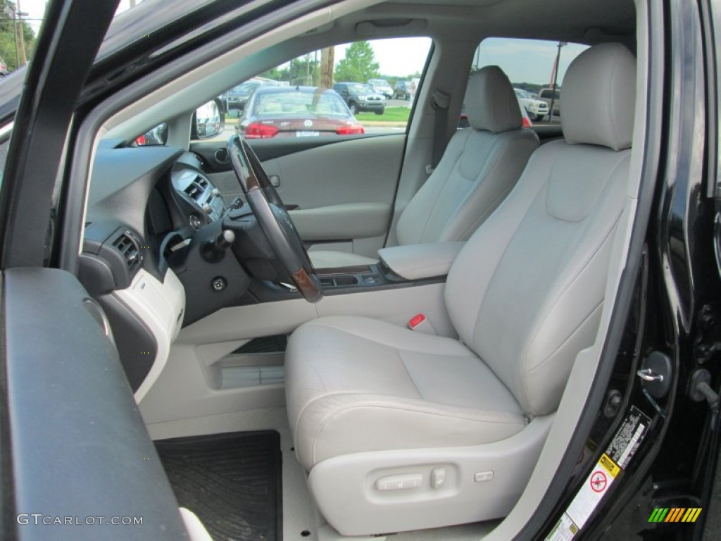 2010 RX 350 AWD - Black Sapphire Pearl / Light Gray/Espresso Birds-Eye Maple photo #14