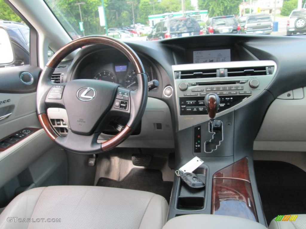 2010 RX 350 AWD - Black Sapphire Pearl / Light Gray/Espresso Birds-Eye Maple photo #16