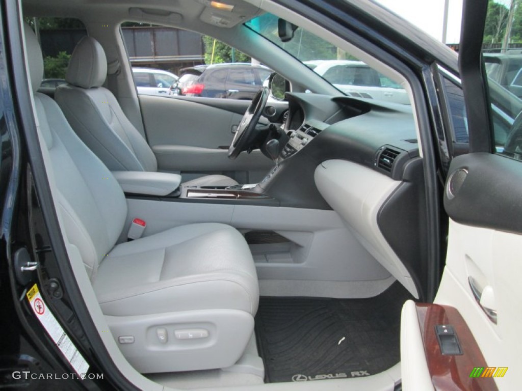 2010 RX 350 AWD - Black Sapphire Pearl / Light Gray/Espresso Birds-Eye Maple photo #17