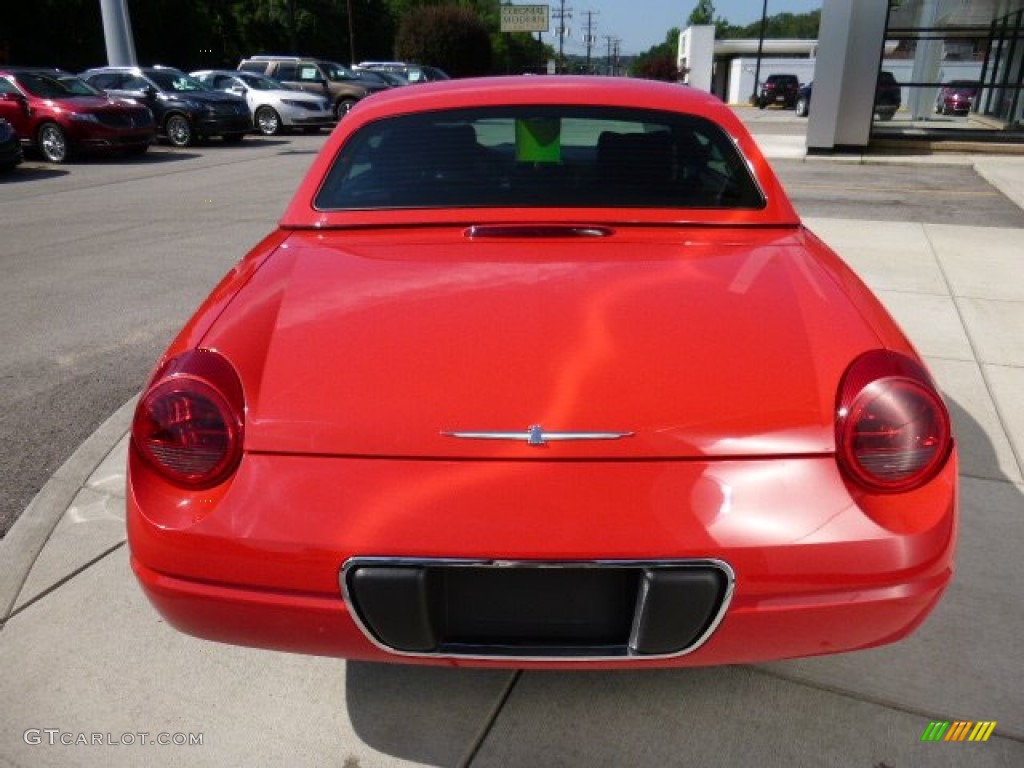 2003 Thunderbird Premium Roadster - Torch Red / Black Ink/Torch Red photo #4