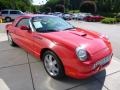 2003 Torch Red Ford Thunderbird Premium Roadster  photo #7