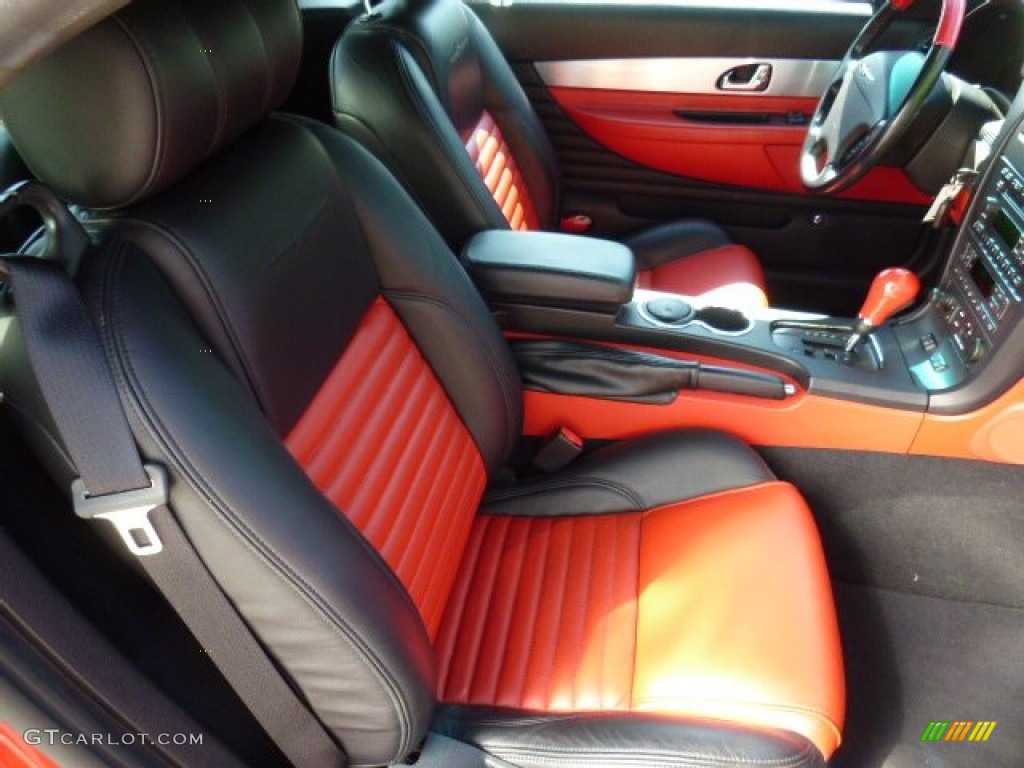 2003 Thunderbird Premium Roadster - Torch Red / Black Ink/Torch Red photo #10