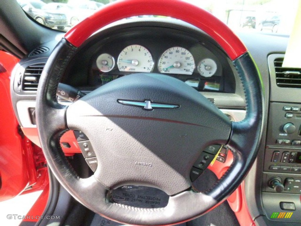 2003 Thunderbird Premium Roadster - Torch Red / Black Ink/Torch Red photo #17
