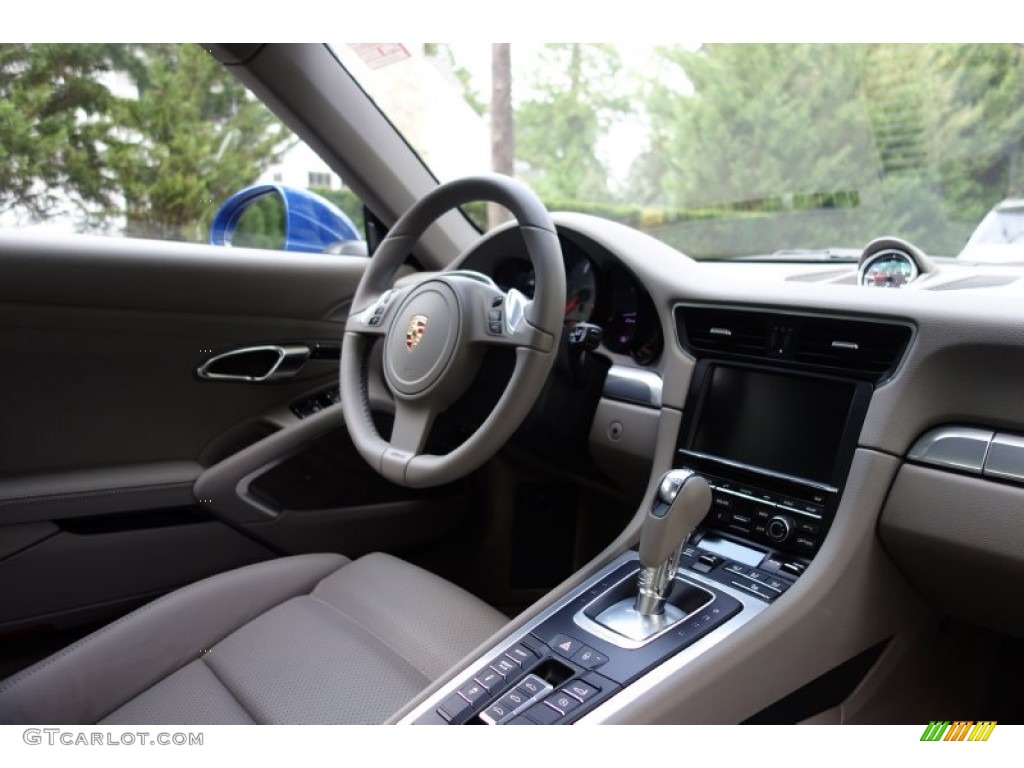 2012 911 Carrera S Coupe - Aqua Blue Metallic / Stone Grey photo #17