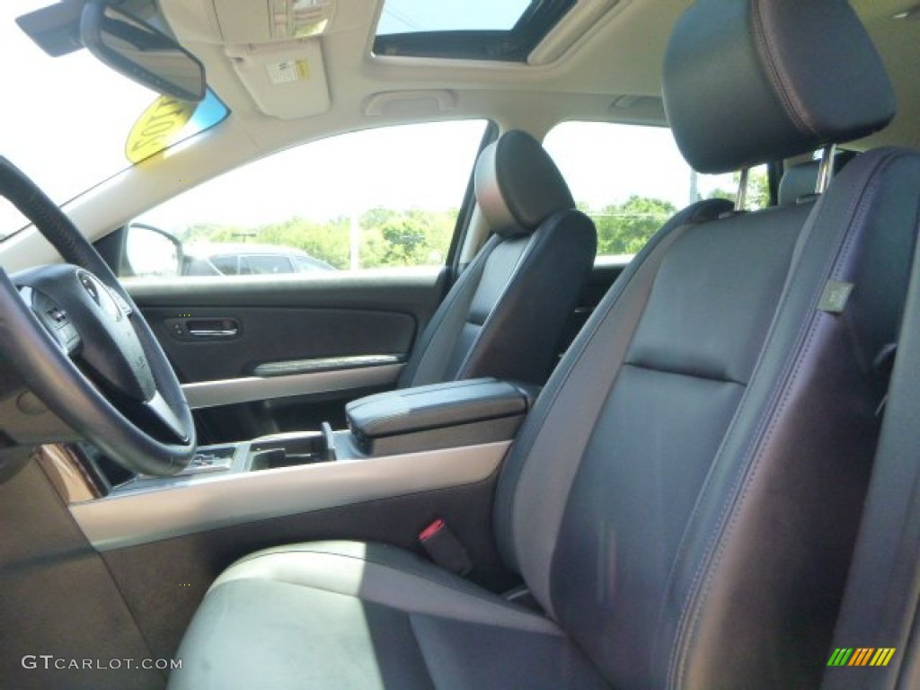 2011 CX-9 Grand Touring AWD - Stormy Blue Mica / Black photo #14