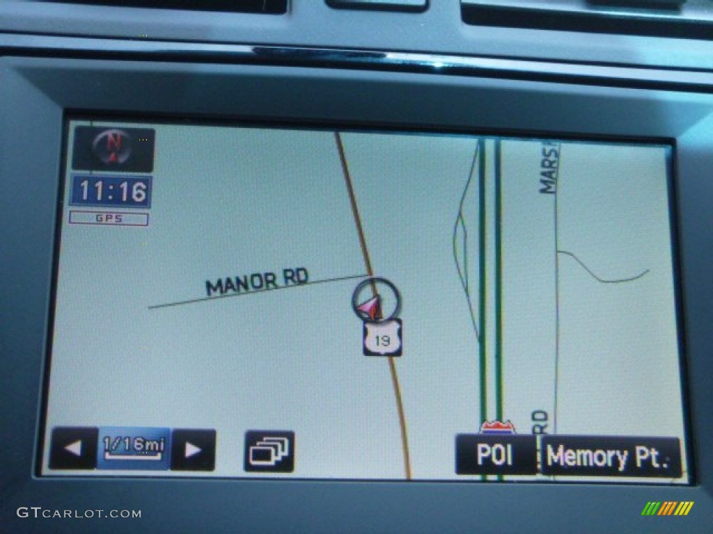 2011 CX-9 Grand Touring AWD - Stormy Blue Mica / Black photo #16