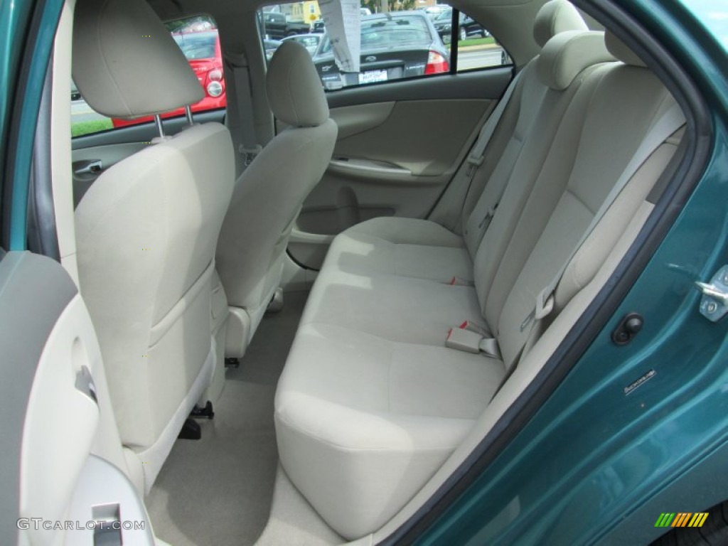 2010 Toyota Corolla LE Rear Seat Photos