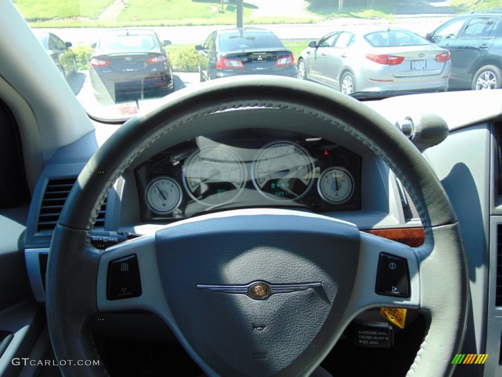 2009 Town & Country Touring - Deep Crimson Crystal Pearl / Medium Slate Gray/Light Shale photo #35