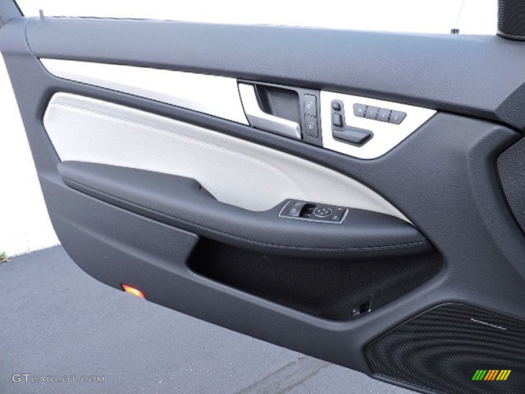 2015 Mercedes-Benz C 350 4Matic Coupe Grey/Black Door Panel Photo #105706786