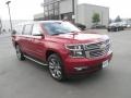 2015 Crystal Red Tintcoat Chevrolet Suburban LTZ 4WD  photo #1