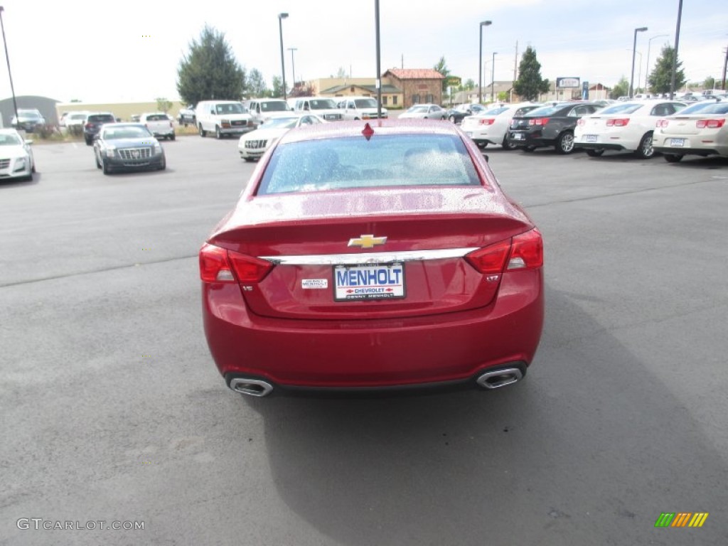 2015 Impala LTZ - Crystal Red Tintcoat / Jet Black/Dark Titanium photo #5