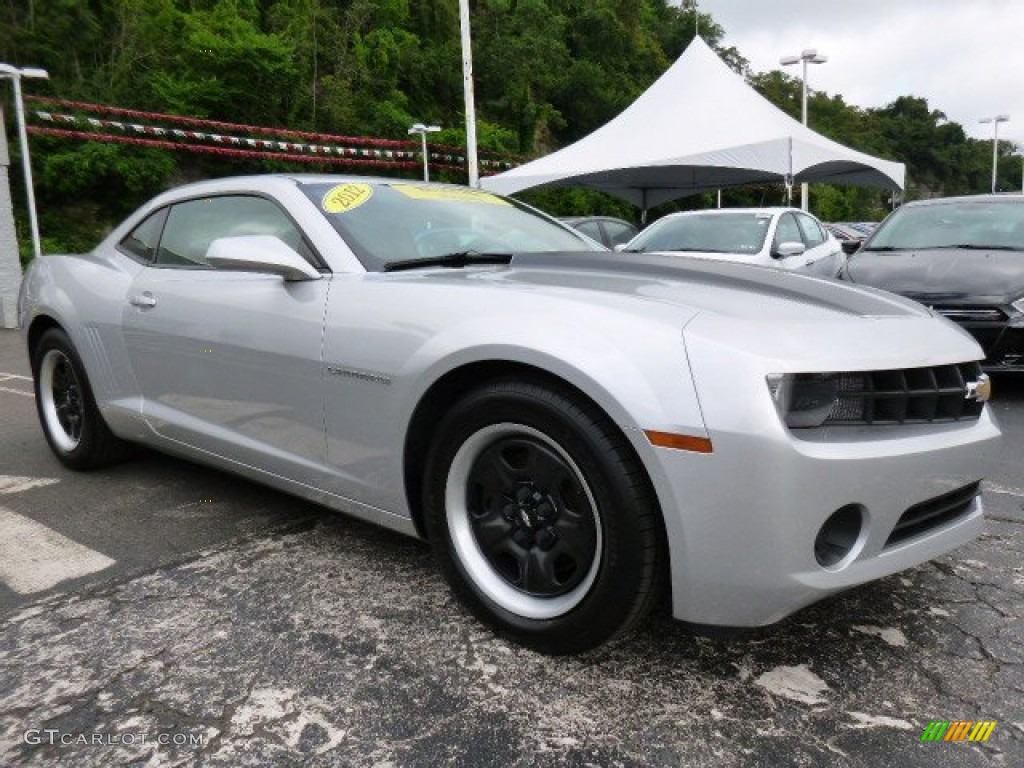 2012 Camaro LS Coupe - Silver Ice Metallic / Black photo #7