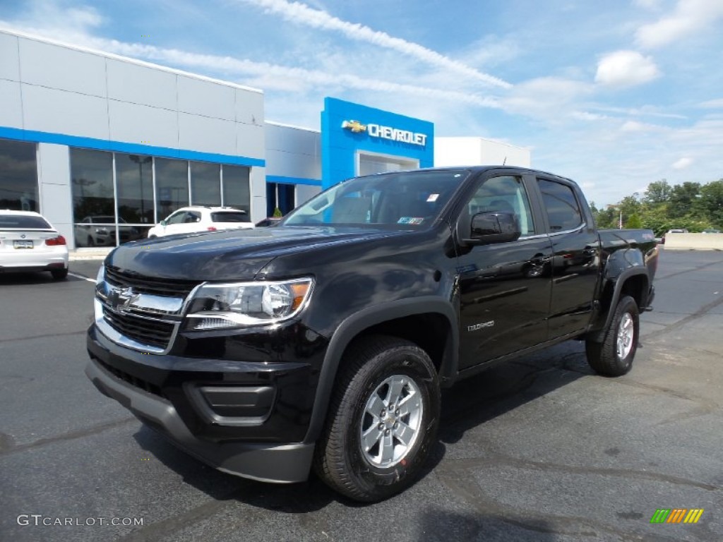 2015 Colorado WT Crew Cab 4WD - Black / Jet Black photo #1