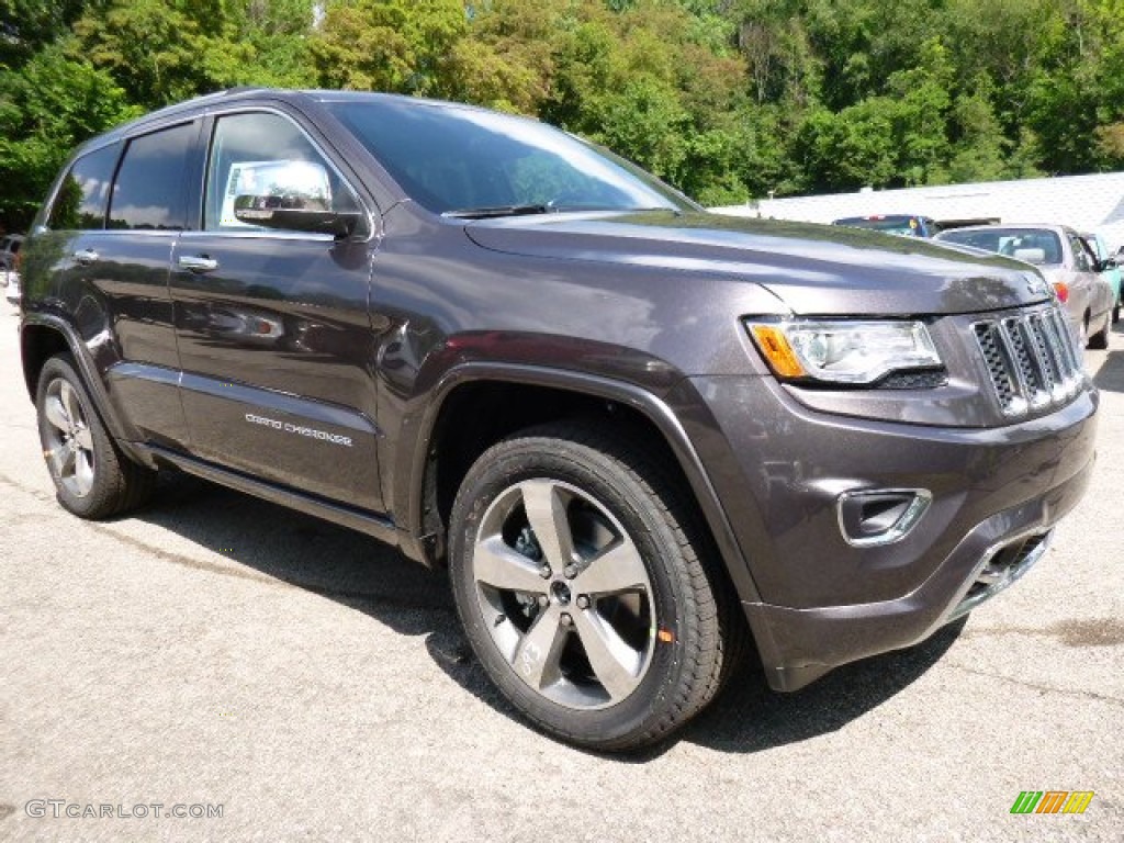 Granite Crystal Metallic 2015 Jeep Grand Cherokee Overland 4x4 Exterior Photo #105711583