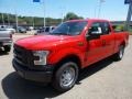 2015 Race Red Ford F150 XL SuperCab 4x4  photo #7