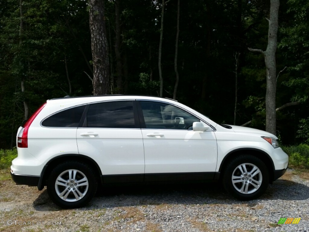 2011 CR-V EX-L 4WD - Taffeta White / Gray photo #4