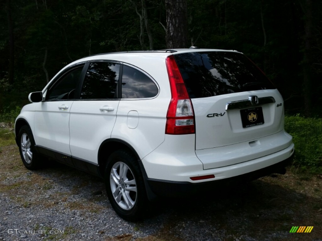 2011 CR-V EX-L 4WD - Taffeta White / Gray photo #6