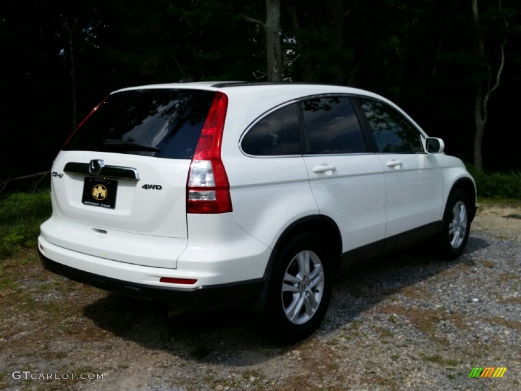 2011 CR-V EX-L 4WD - Taffeta White / Gray photo #7