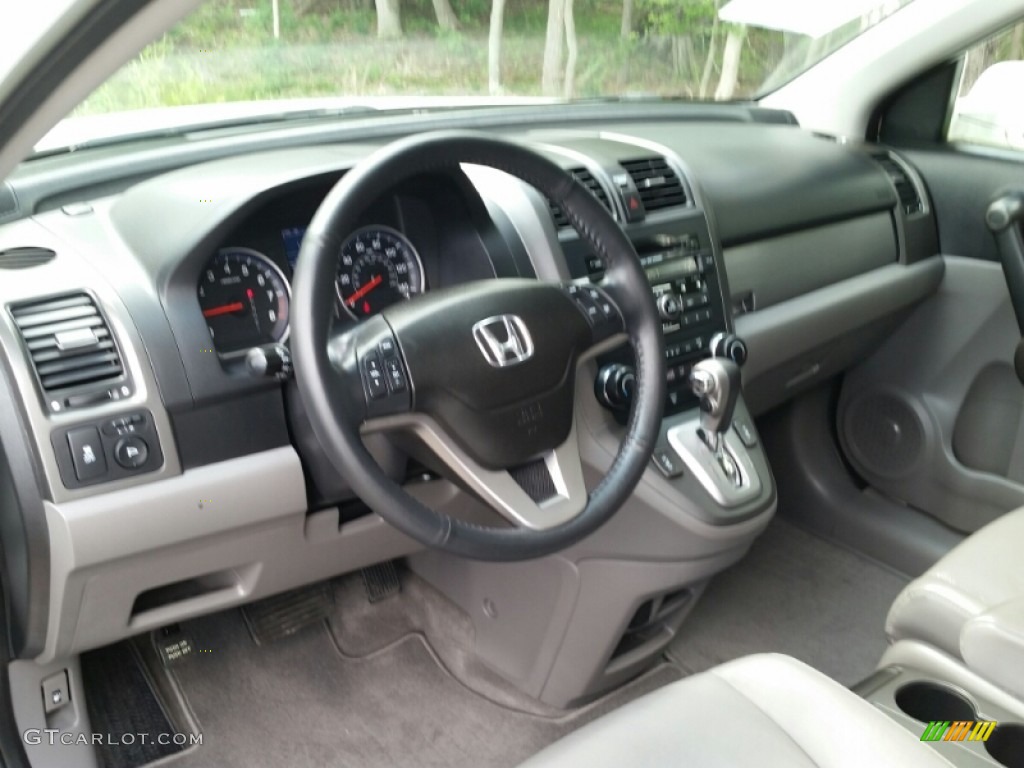 2011 CR-V EX-L 4WD - Taffeta White / Gray photo #14