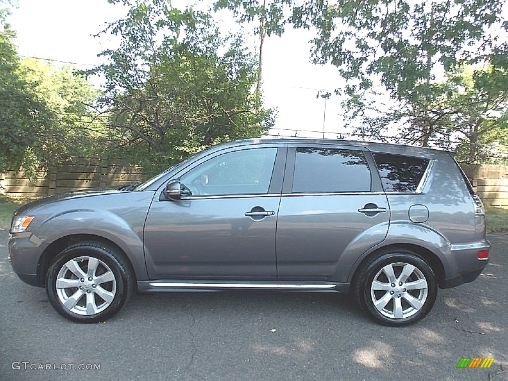 2010 Outlander GT 4WD - Graphite Gray Pearl / Black photo #2