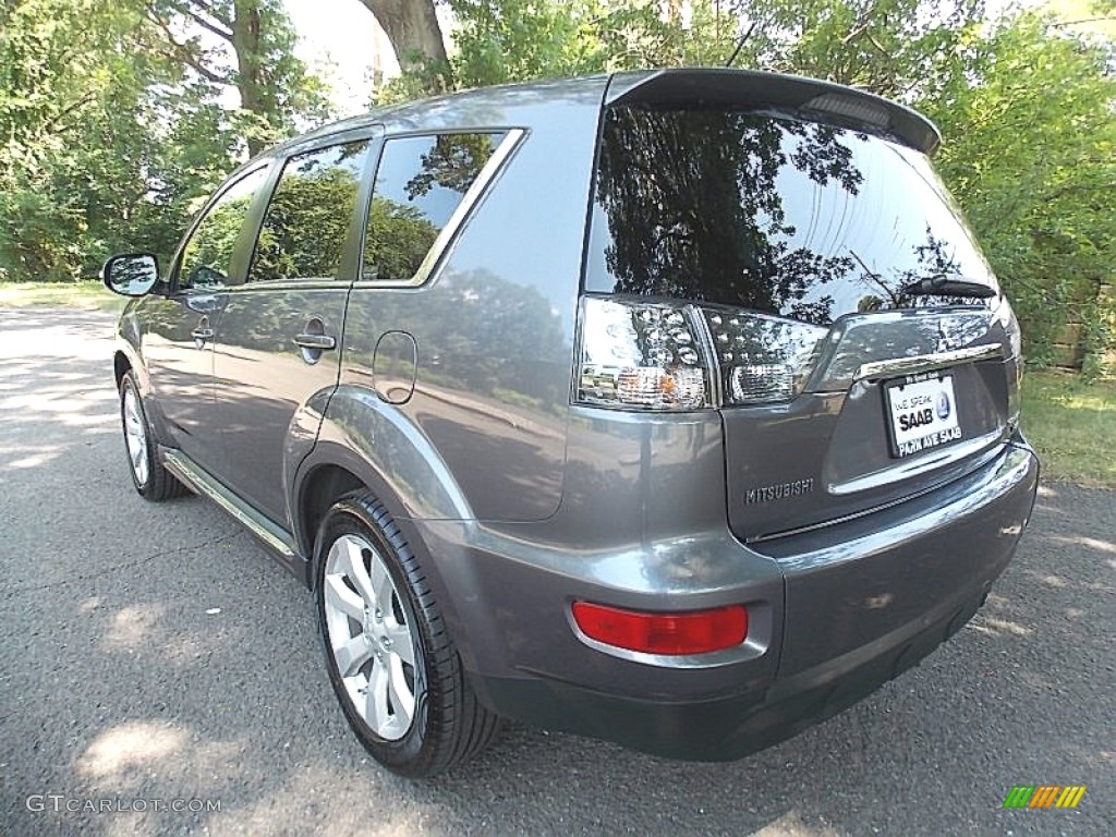 2010 Outlander GT 4WD - Graphite Gray Pearl / Black photo #3