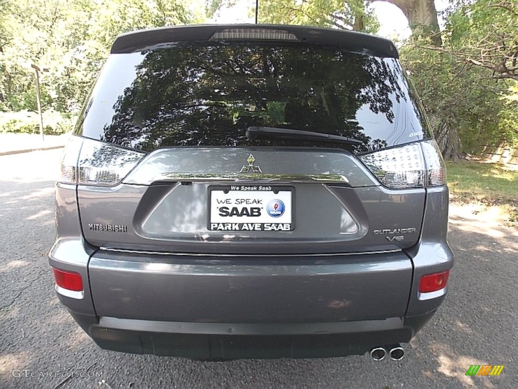 2010 Outlander GT 4WD - Graphite Gray Pearl / Black photo #4