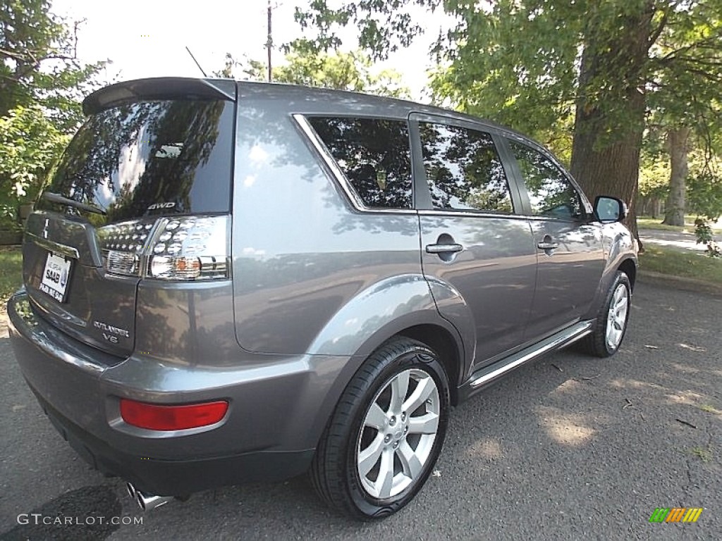 2010 Outlander GT 4WD - Graphite Gray Pearl / Black photo #5