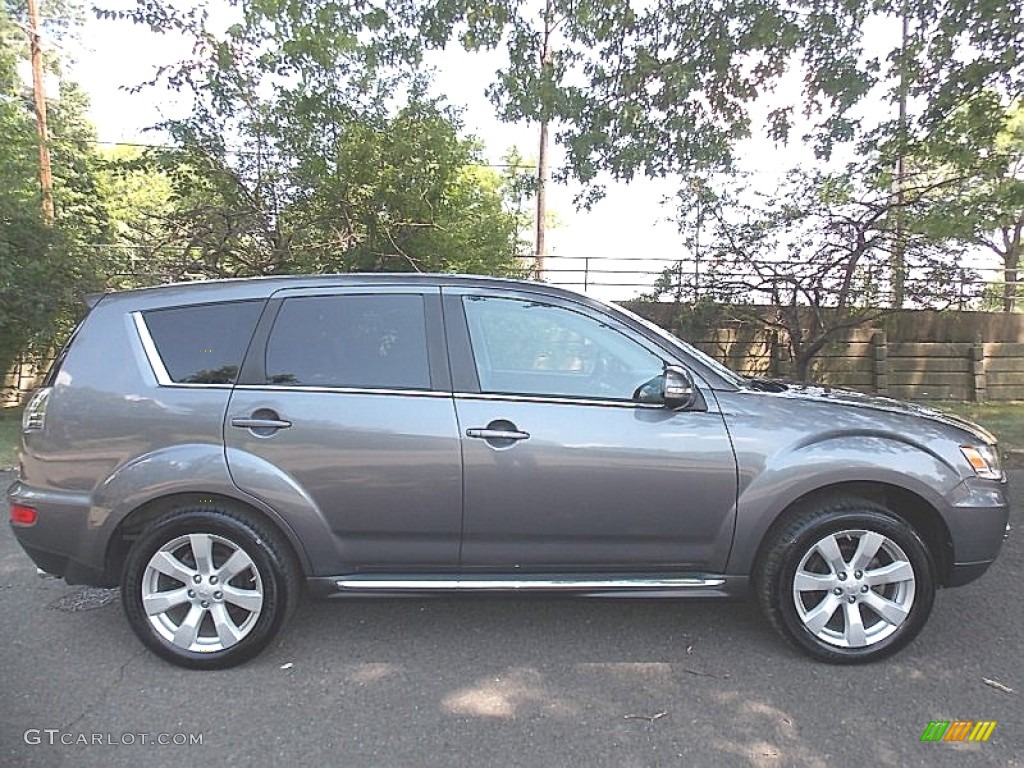 2010 Outlander GT 4WD - Graphite Gray Pearl / Black photo #6