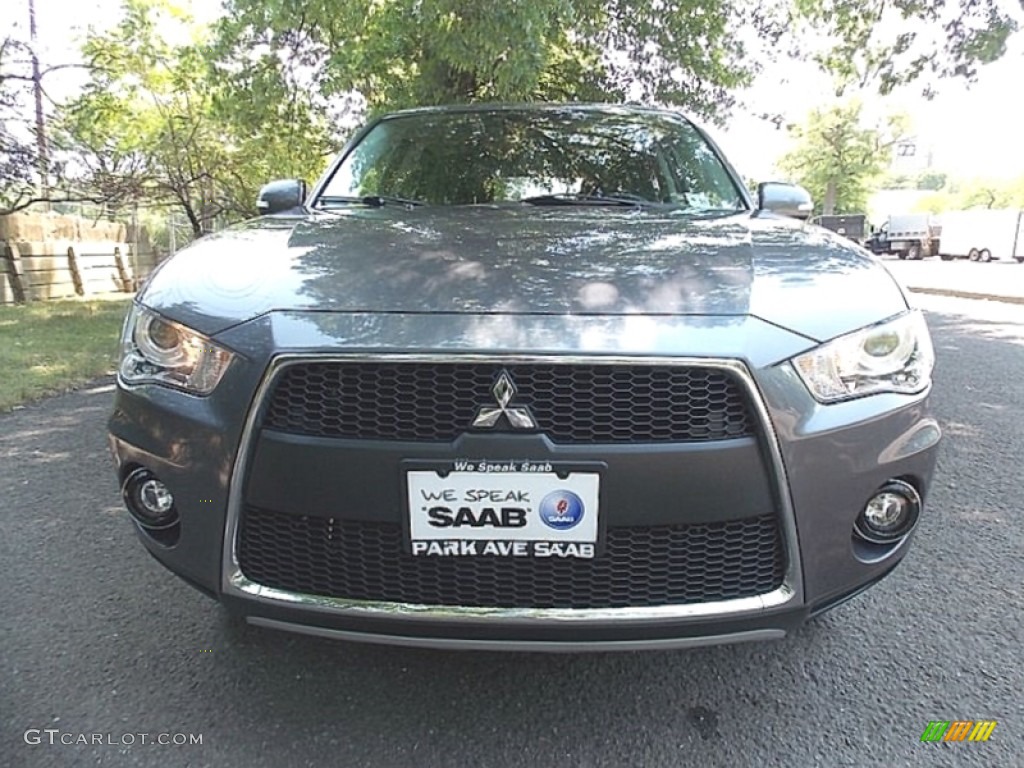 2010 Outlander GT 4WD - Graphite Gray Pearl / Black photo #8