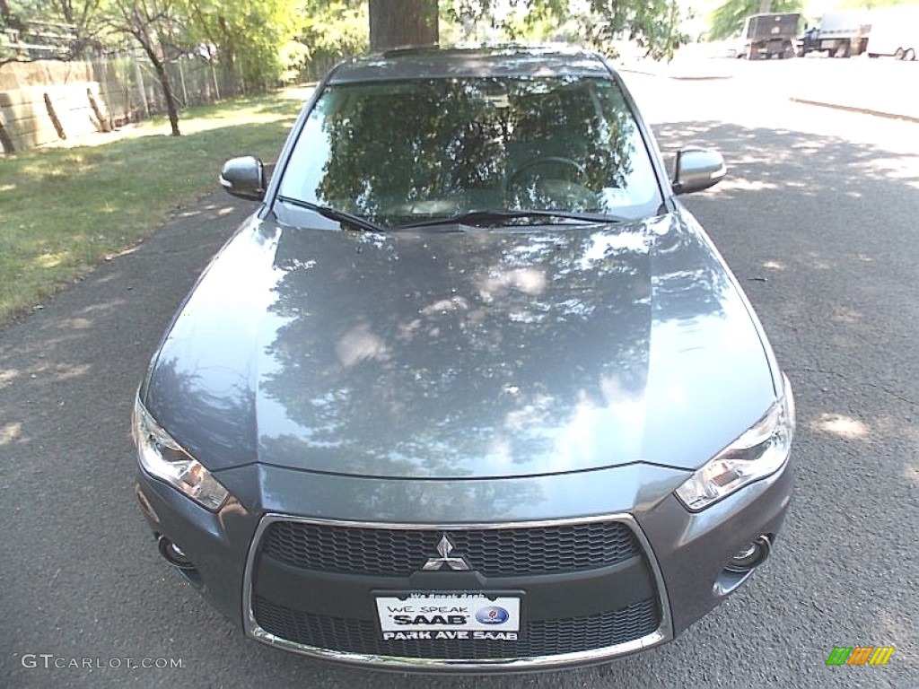 2010 Outlander GT 4WD - Graphite Gray Pearl / Black photo #9