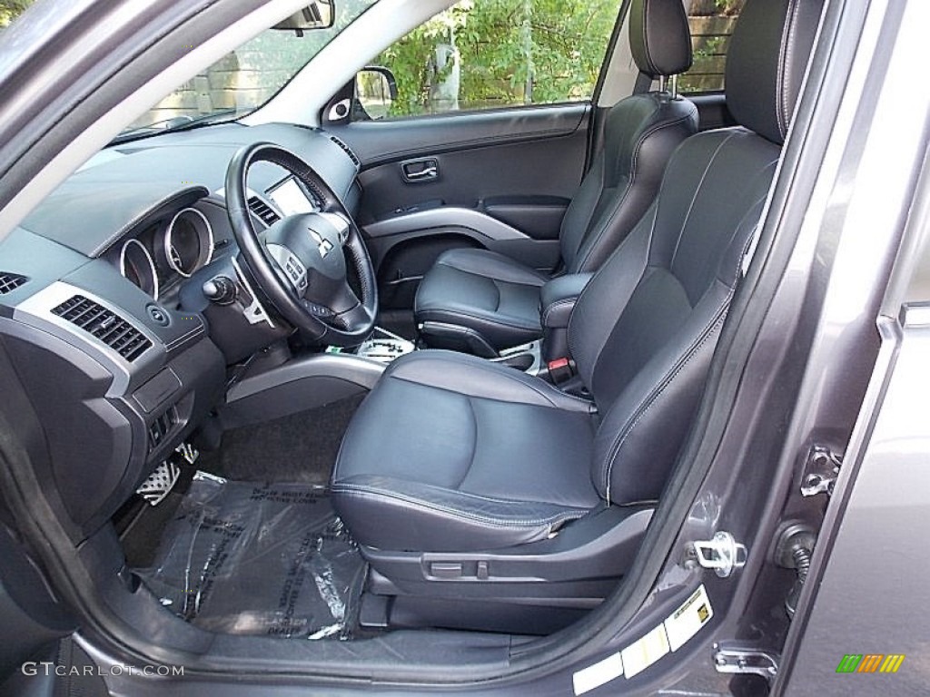 2010 Outlander GT 4WD - Graphite Gray Pearl / Black photo #12