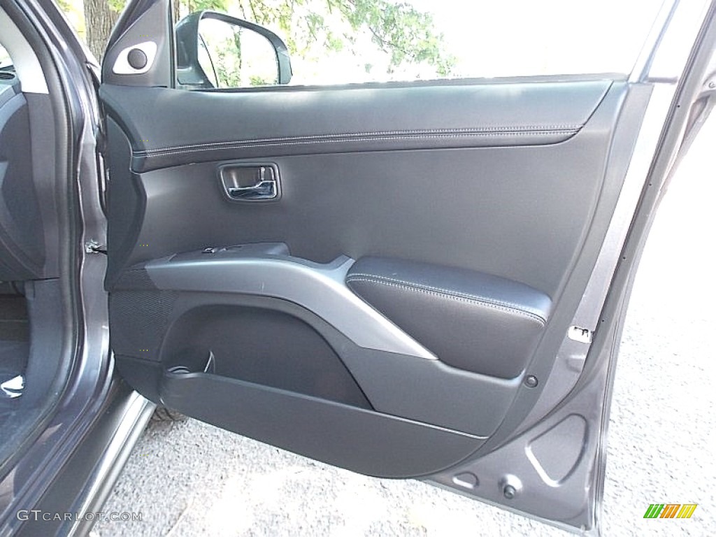 2010 Outlander GT 4WD - Graphite Gray Pearl / Black photo #19