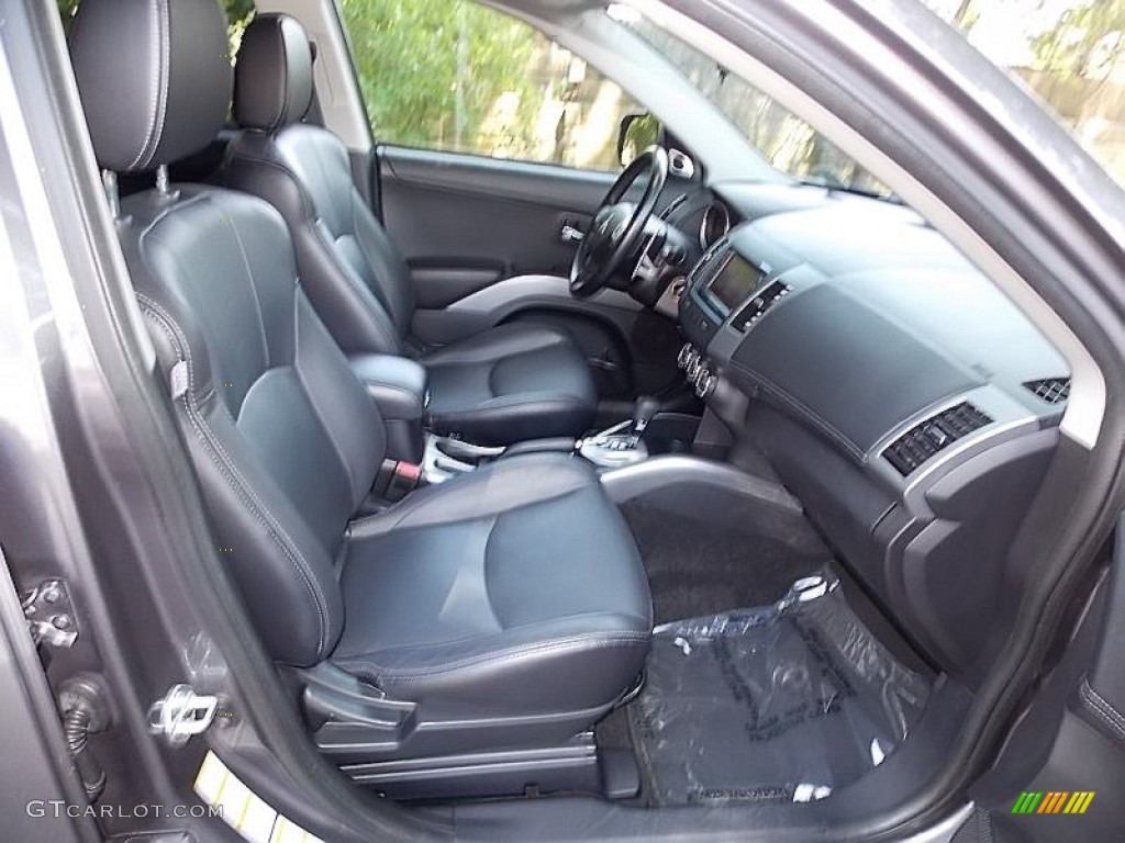 2010 Outlander GT 4WD - Graphite Gray Pearl / Black photo #21