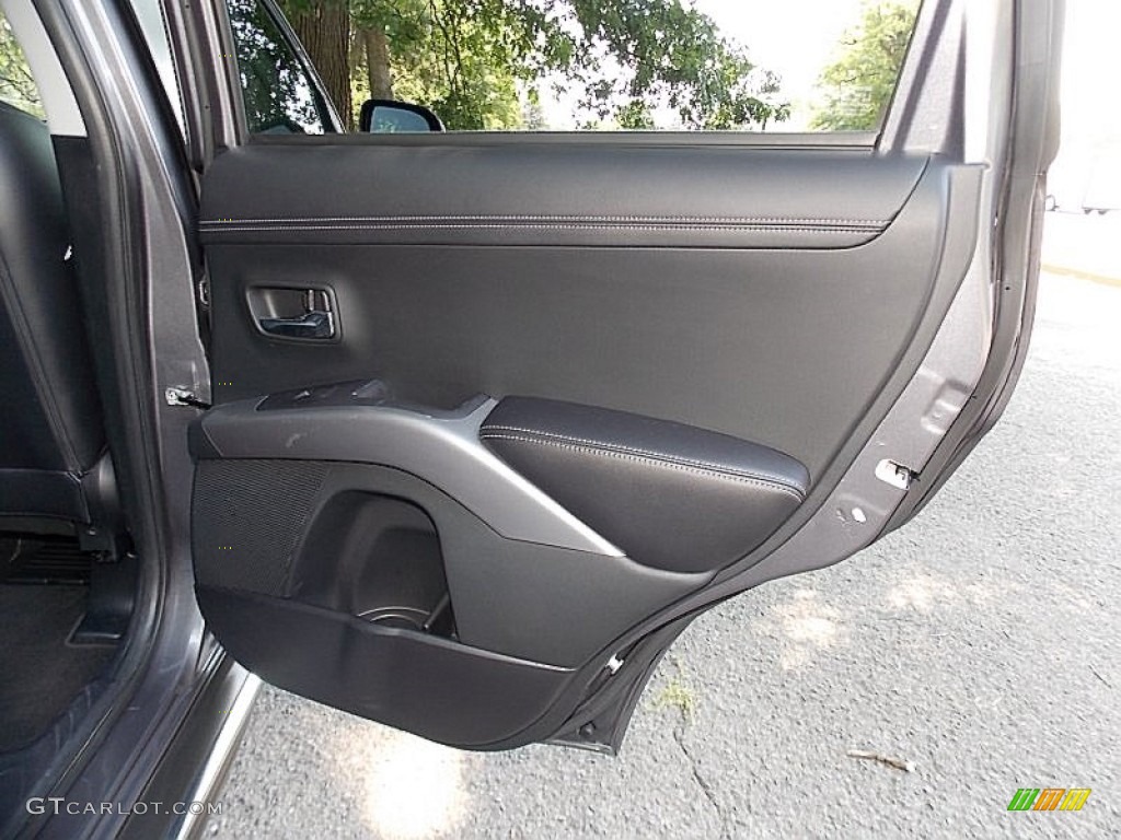 2010 Outlander GT 4WD - Graphite Gray Pearl / Black photo #22