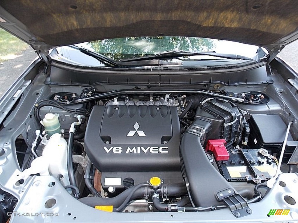2010 Outlander GT 4WD - Graphite Gray Pearl / Black photo #37