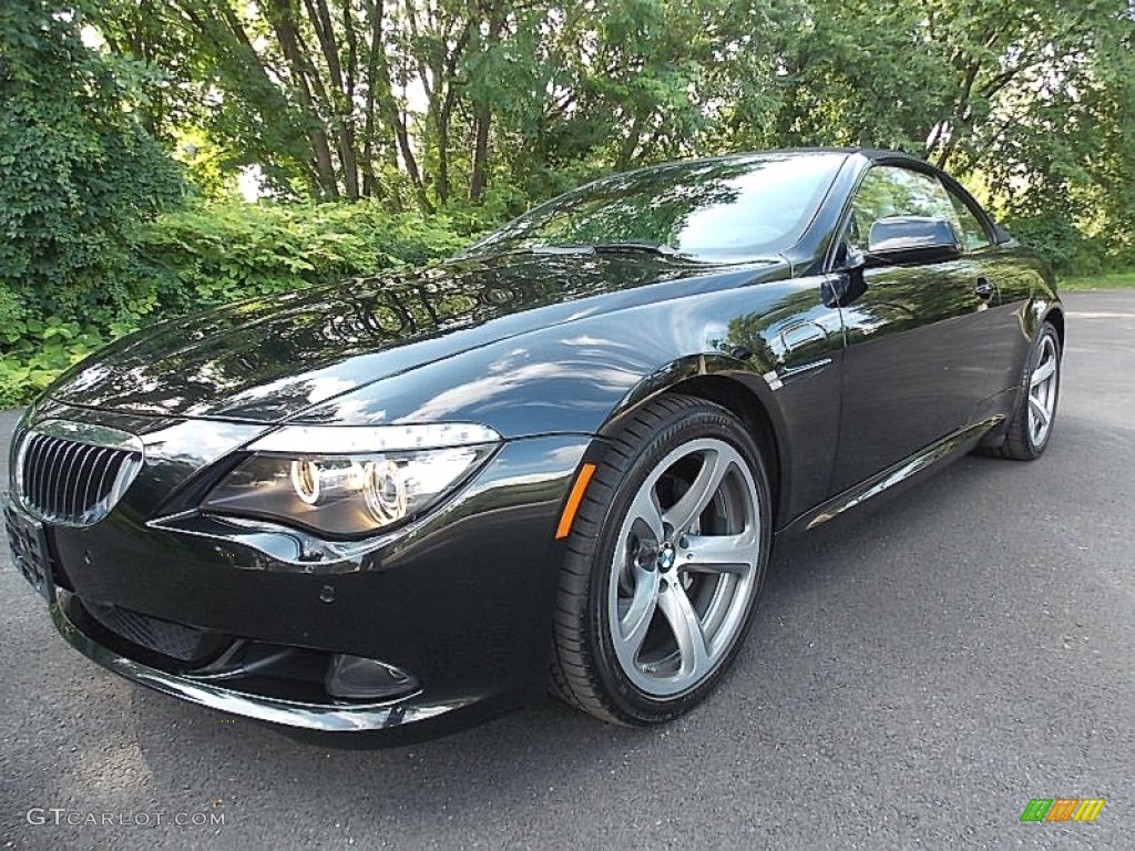 2010 6 Series 650i Convertible - Jet Black / Cream Beige photo #1