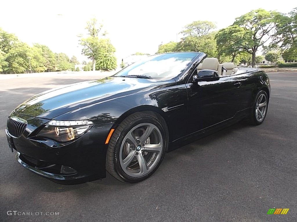 Jet Black 2010 BMW 6 Series 650i Convertible Exterior Photo #105713829