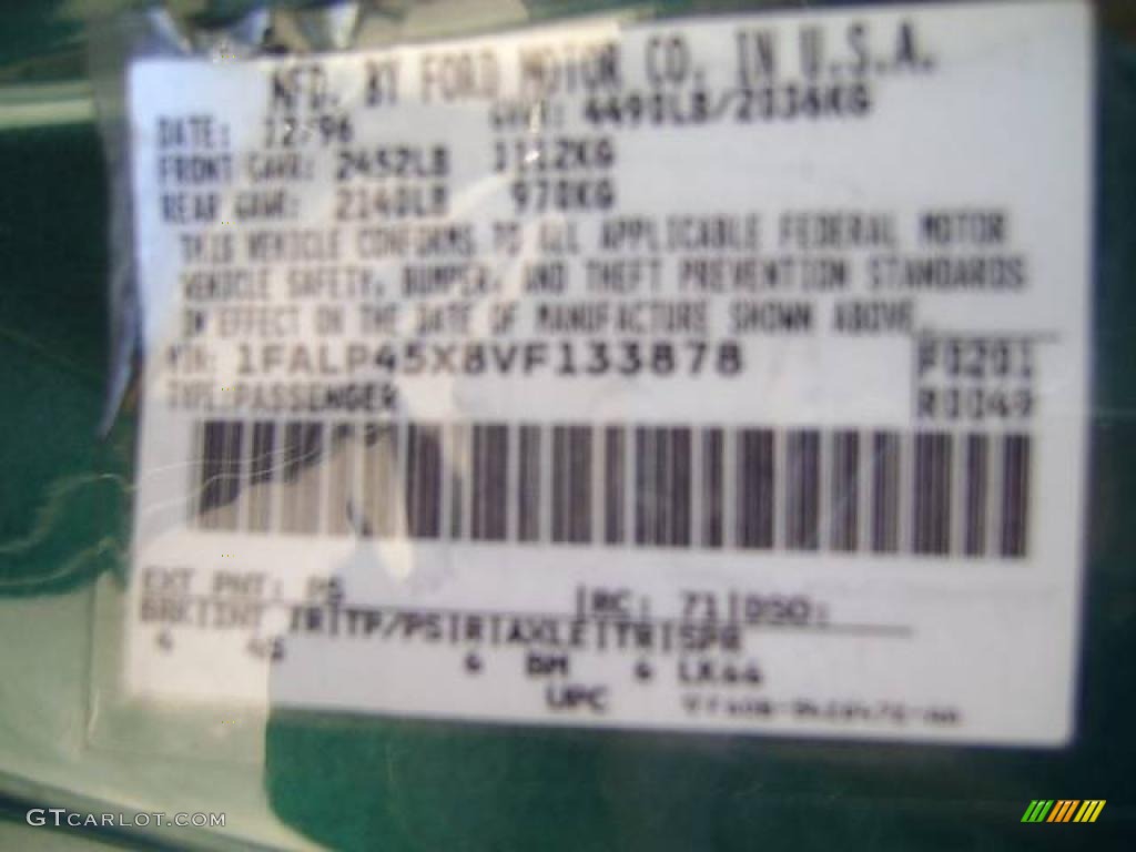 1997 Mustang GT Convertible - Pacific Green Metallic / Saddle photo #11