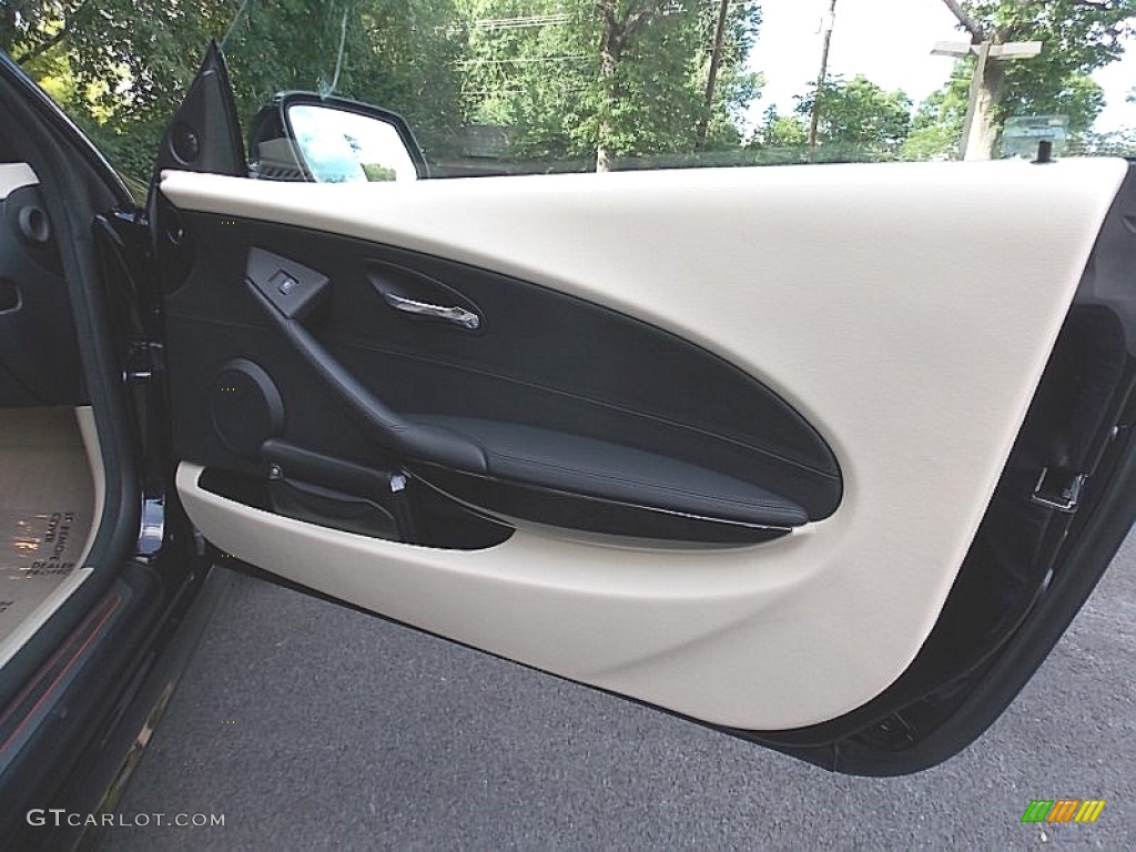 2010 BMW 6 Series 650i Convertible Cream Beige Door Panel Photo #105714043