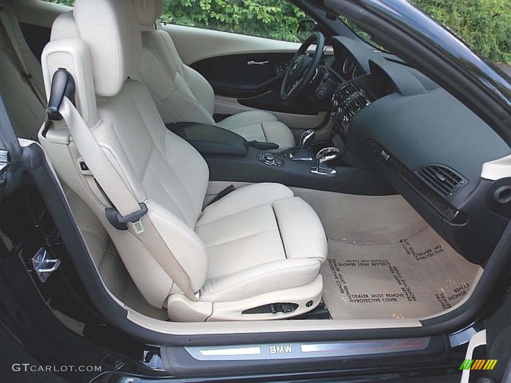 2010 BMW 6 Series 650i Convertible Front Seat Photo #105714064