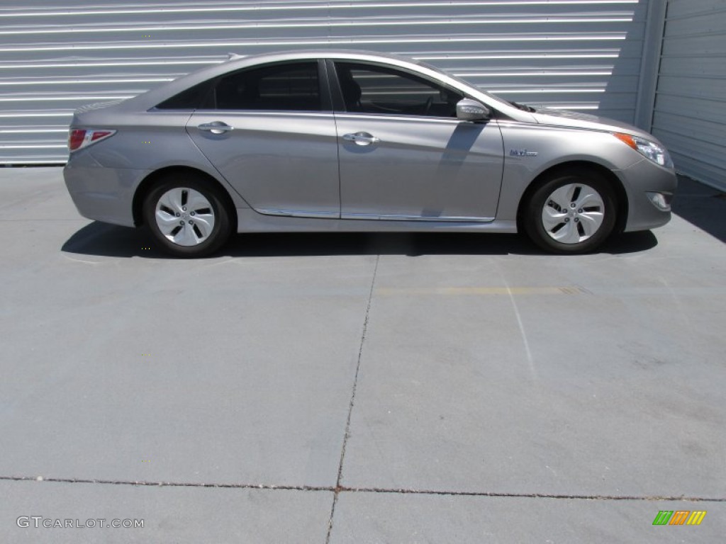 Harbor Gray Metallic 2013 Hyundai Sonata Hybrid Limited Exterior Photo #105714499