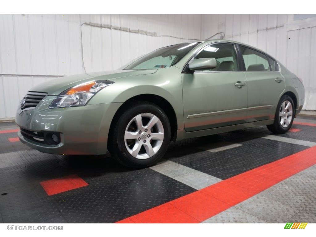 2007 Altima 2.5 SL - Metallic Jade / Blond photo #2