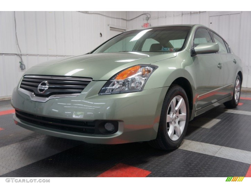 2007 Altima 2.5 SL - Metallic Jade / Blond photo #3