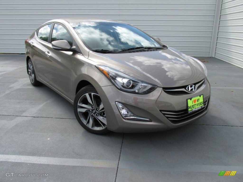 2016 Elantra Limited - Desert Bronze / Black photo #2