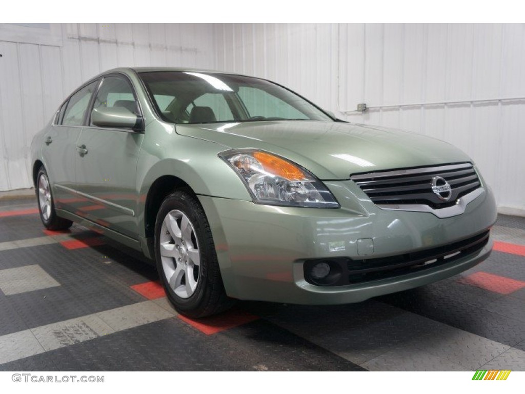 2007 Altima 2.5 SL - Metallic Jade / Blond photo #5