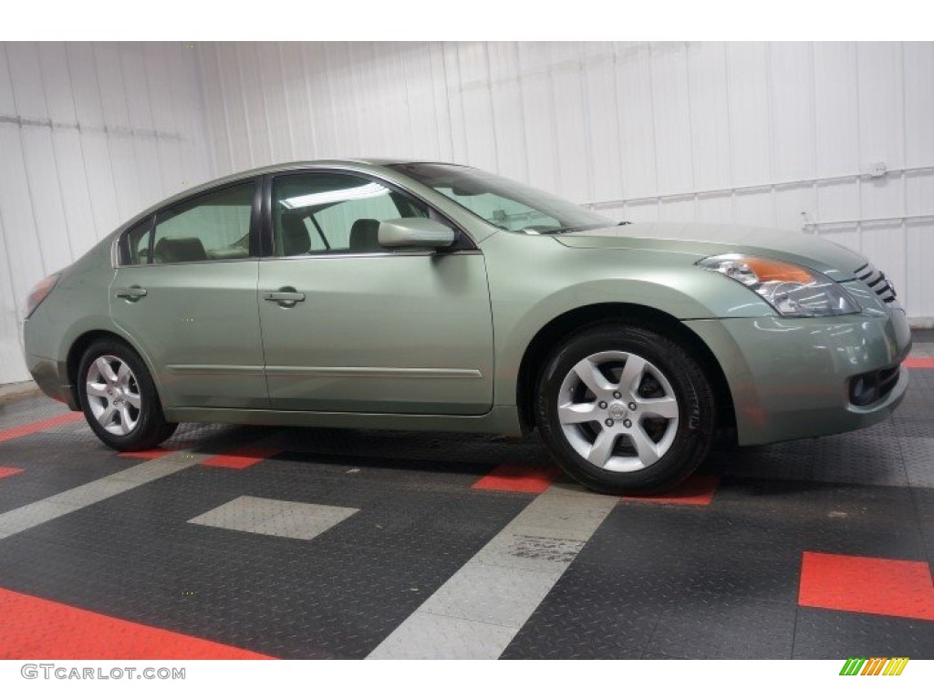 2007 Altima 2.5 SL - Metallic Jade / Blond photo #6