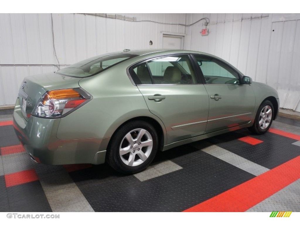 2007 Altima 2.5 SL - Metallic Jade / Blond photo #7