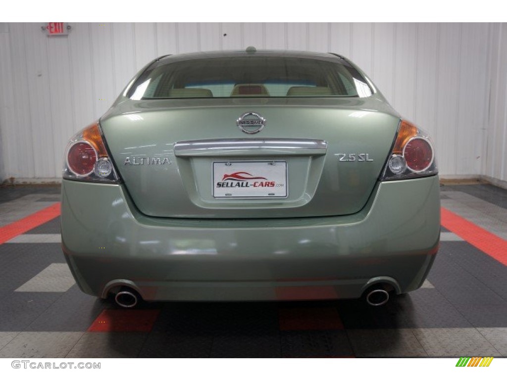 2007 Altima 2.5 SL - Metallic Jade / Blond photo #9