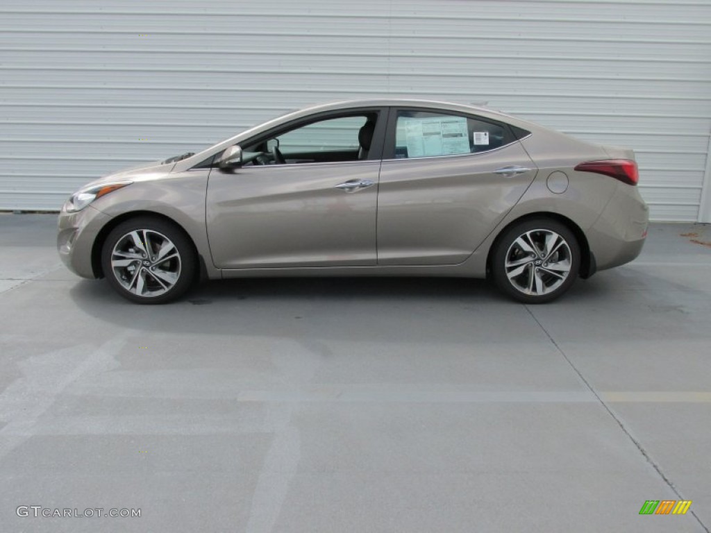 2016 Elantra Limited - Desert Bronze / Black photo #6