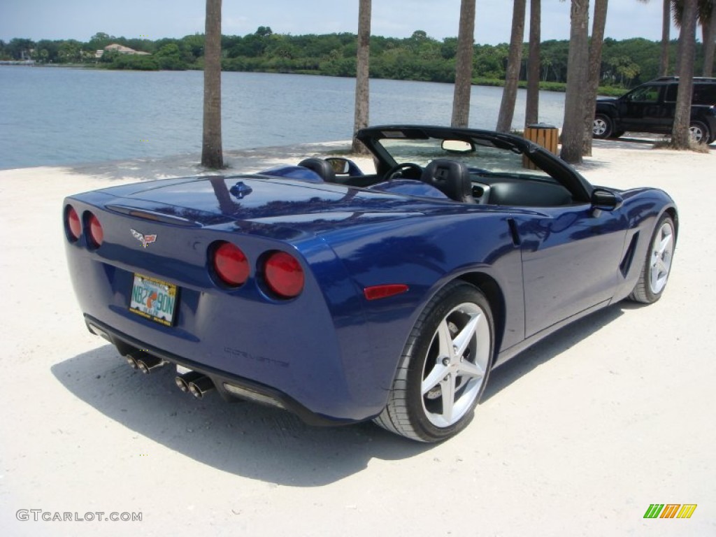 2005 Corvette Convertible - LeMans Blue Metallic / Ebony photo #7